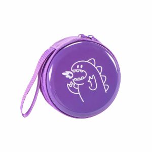 Petit-porte-monnaie-en-metal-dinosaure-rond-Levasion-jungle