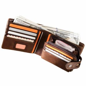 Portefeuille-en-cuir-lisse-style-retro-RFID-L-elegant-design-intemporel