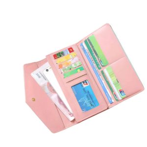 Portefeuille-enveloppe-imprime-fleur-Lunique-raffinement-vegetal