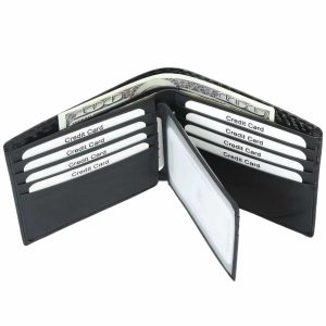 Portefeuille-fin-en-simili-cuir-carbone-RFID-L-unique-modernite-assuree