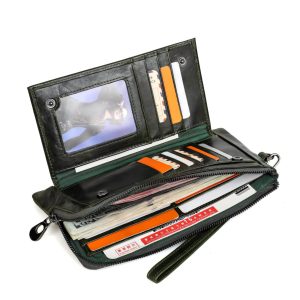 Portefeuille-grande-capacite-en-cuir-RFID-L-elegant-pratique-quotidien